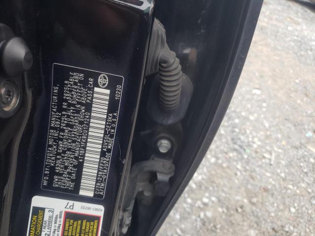 Photo 10 from auction – 2012 TOYOTA CAMRY BASE with VIN 4T1BF1FK8CU171240