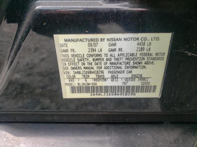 Photo 10 from auction – 2008 NISSAN ALTIMA 3.5 with VIN 1N4BL21E68N418296