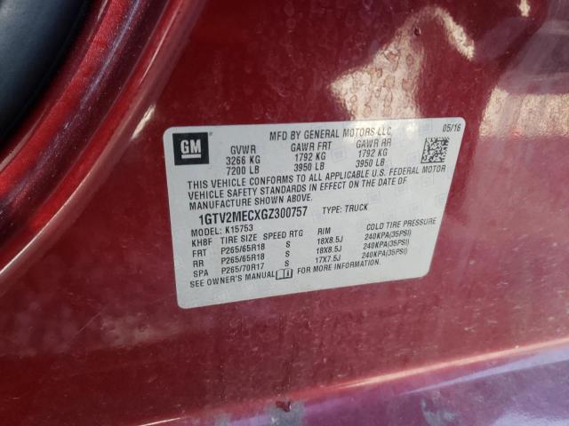 Photo 10 from auction – 2016 GMC SIERRA K15 with VIN 1GTV2MECXGZ300757