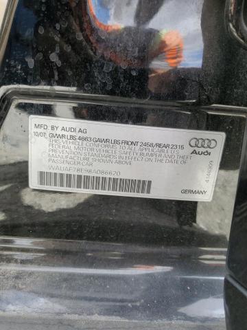 Photo 10 from auction – 2008 AUDI A4 2.0T with VIN WAUAF78E98A086620