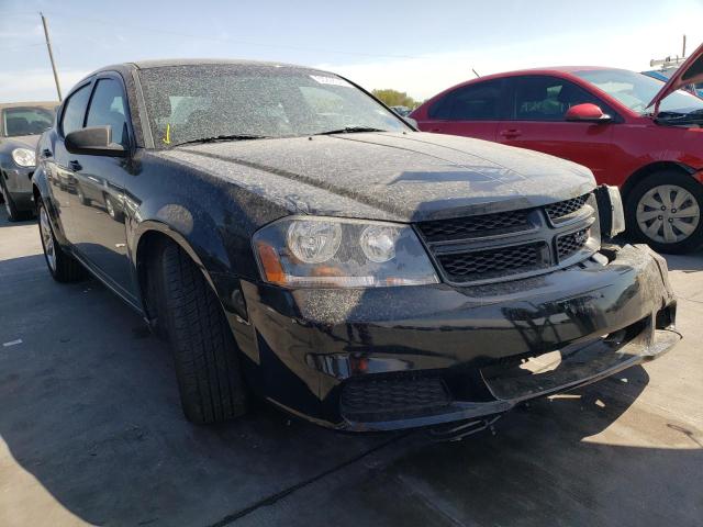 DODGE AVENGER SE 2014 with VIN 1C3CDZAB7EN228839 - Photo from auction