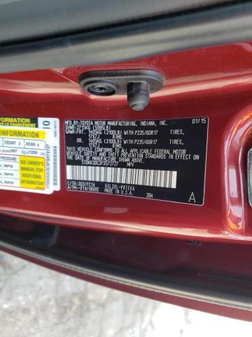 Photo 10 from auction – 2015 TOYOTA SIENNA LE with VIN 5TDKK3DC3FS572727