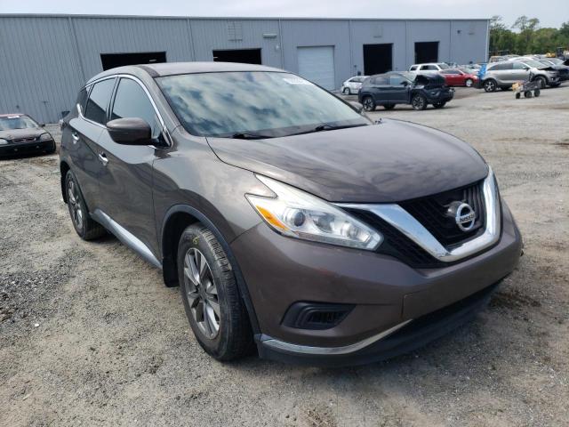 NISSAN MURANO S 2016 with VIN 5N1AZ2MG0GN124369 - Photo from auction