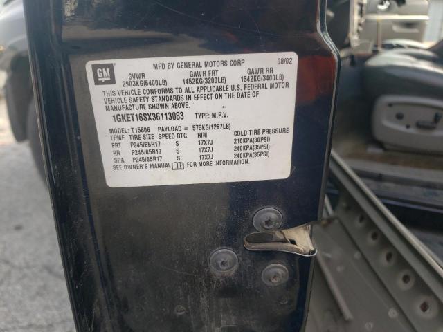 Photo 10 from auction – 2003 GMC ENVOY XL with VIN 1GKET16SX36113083