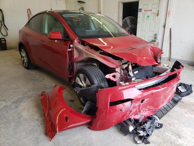TESLA MODEL Y 2021 with VIN 5YJYGDEE0MF233068 - Photo from auction