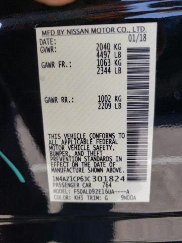 Photo 10 from auction – 2018 NISSAN LEAF S with VIN 1N4AZ1CP6JC301824