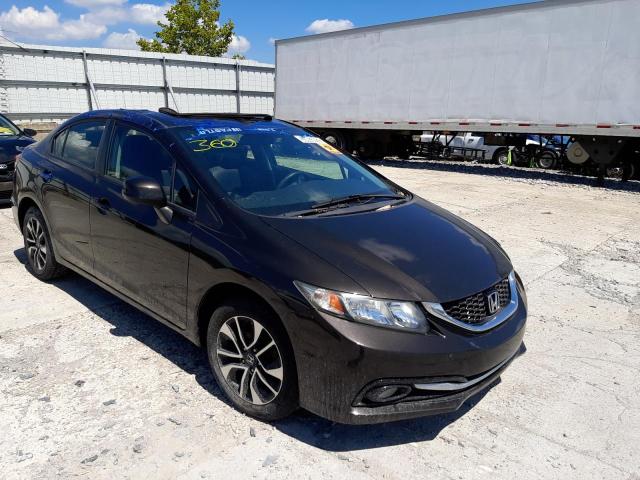 HONDA CIVIC EXL 2013 with VIN 19XFB2F93DE065489 - Photo from auction