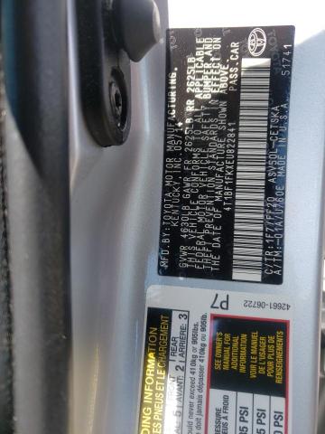 Photo 10 from auction – 2014 TOYOTA CAMRY L with VIN 4T1BF1FKXEU822841