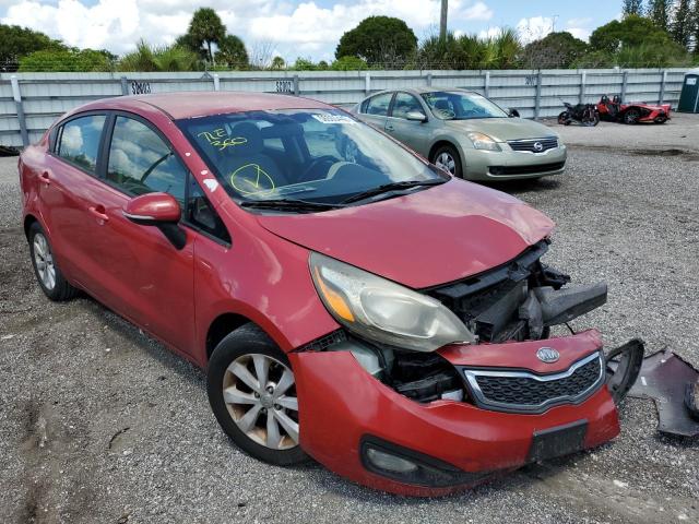 KIA RIO EX 2012 with VIN KNADN4A32C6061058 - Photo from auction