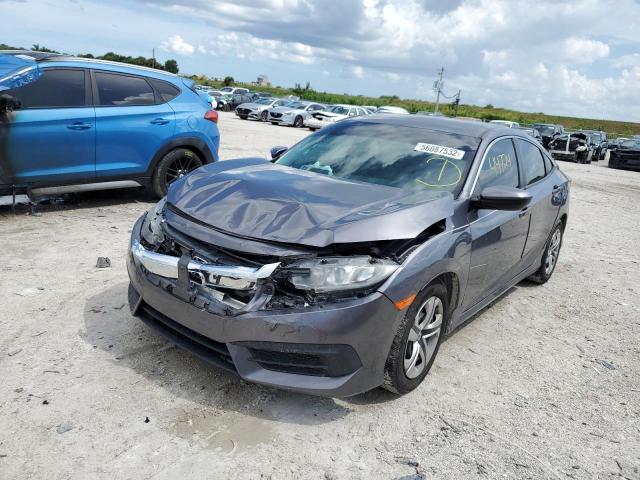 Photo 2 from auction – 2017 HONDA CIVIC LX with VIN 19XFC2F55HE050329