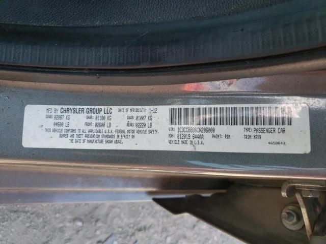 Photo 10 from auction – 2012 CHRYSLER 200 TOURIN with VIN 1C3CCBBB6CN206000