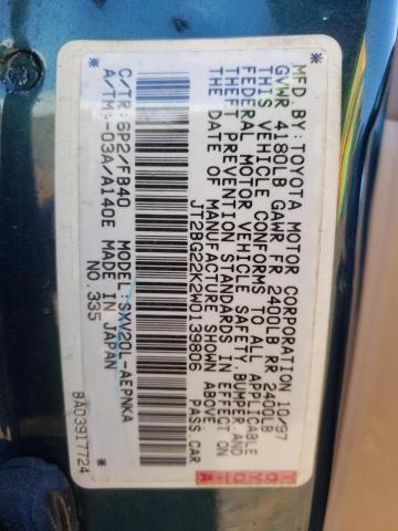 Photo 10 from auction – 1998 TOYOTA CAMRY with VIN JT2BG22K2W0139806