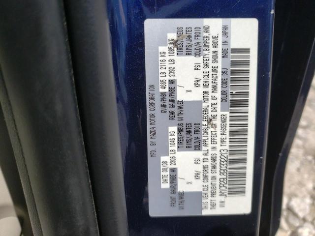 Photo 10 from auction – 2009 MAZDA 5 with VIN JM1CR29L890332213