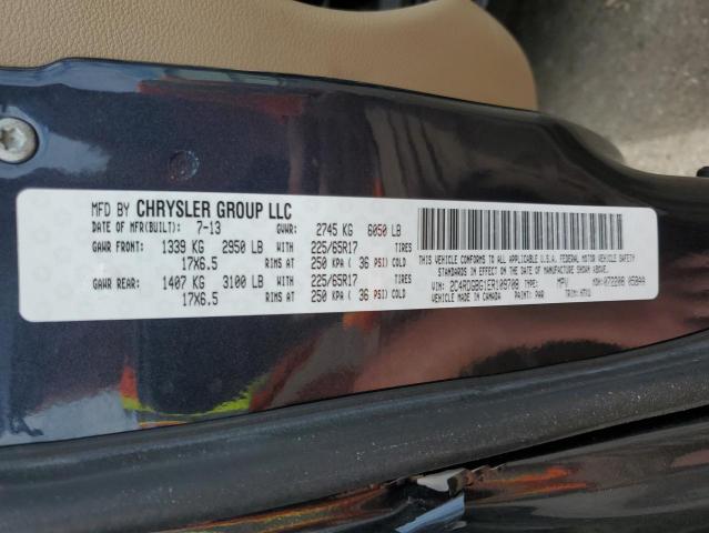 Photo 10 from auction – 2014 DODGE GRAND CARA with VIN 2C4RDGBG1ER109708