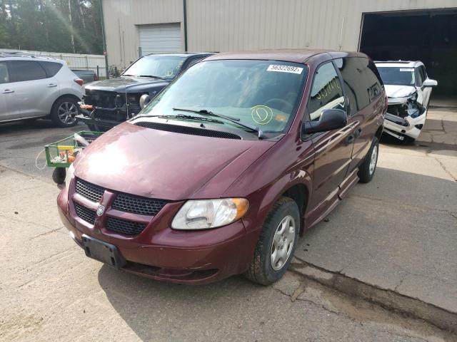 Photo 2 from auction – 2003 DODGE GRAND CARA with VIN 1D4GP24373B117631