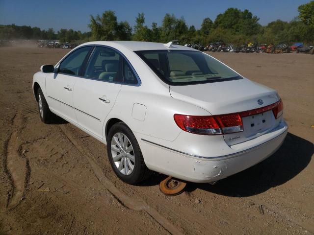 Photo 3 from auction – 2009 HYUNDAI AZERA GLS with VIN KMHFC46D99A358493