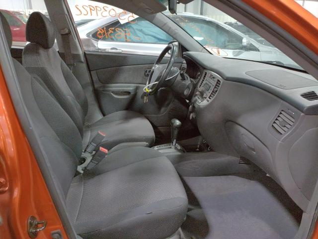 Photo 5 from auction – 2006 KIA RIO 5 with VIN KNADE163966133773