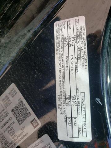 Photo 10 from auction – 2020 CHEVROLET SILVERADO with VIN 1GCUYDED0LZ126307