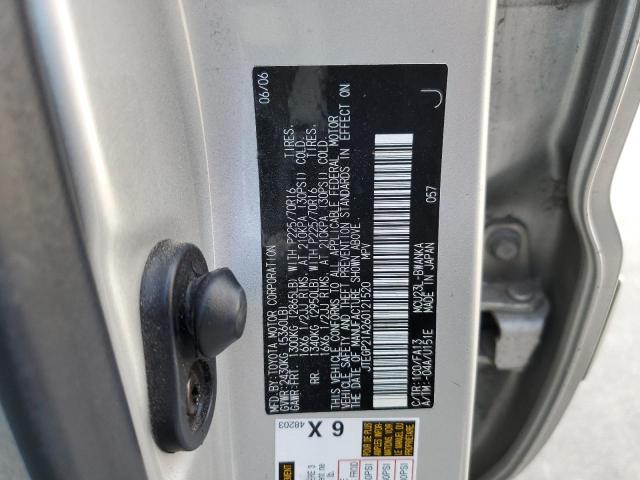 Photo 10 from auction – 2006 TOYOTA HIGHLANDER with VIN JTEGP21A260121520