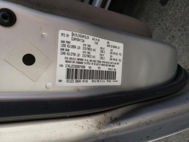 Photo 10 from auction – 2002 CHRYSLER VOYAGER with VIN 1C4GJ25392B674990