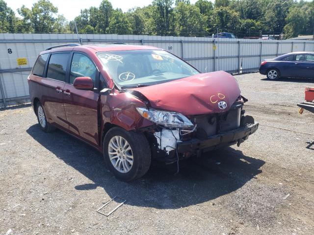 TOYOTA SIENNA XLE 2017 with VIN 5TDYZ3DC9HS845937 - Photo from auction