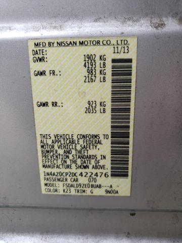 Photo 10 from auction – 2013 NISSAN LEAF S with VIN 1N4AZ0CP2DC422476