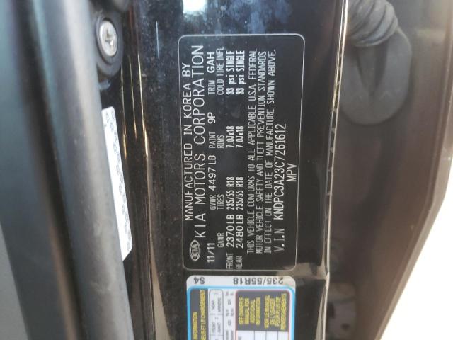 Photo 10 from auction – 2012 KIA SPORTAGE E with VIN KNDPC3A23C7261612