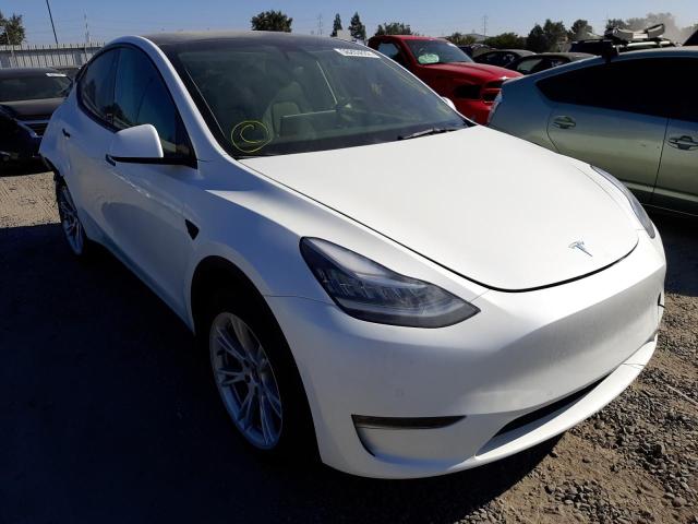 TESLA MODEL Y 2022 with VIN 7SAYGDEE3NF423239 - Photo from auction