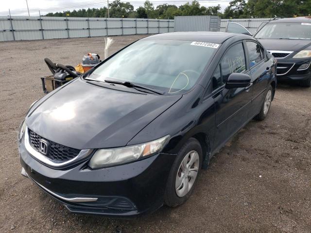 Photo 2 from auction – 2015 HONDA CIVIC LX with VIN 19XFB2F52FE002058