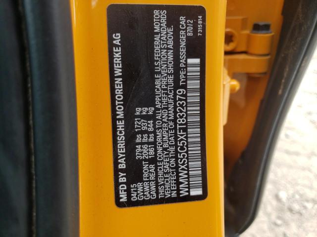 Photo 10 from auction – 2015 MINI COOPER with VIN WMWXS5C5XFT832379