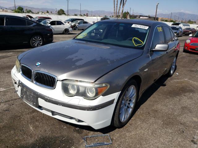 Photo 2 from auction – 2002 BMW 745I with VIN WBAGL634X2DP53521