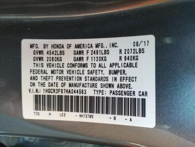 Photo 10 from auction – 2017 HONDA ACCORD TOU with VIN 1HGCR3F97HA044563