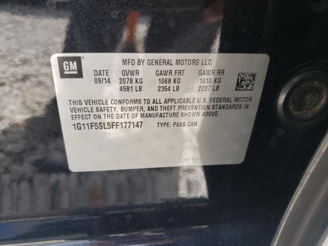 Photo 10 from auction – 2015 CHEVROLET MALIBU LTZ with VIN 1G11F5SL5FF177147