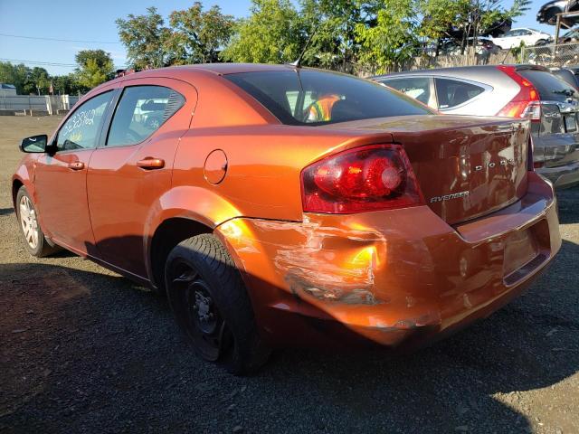 Photo 3 from auction – 2012 DODGE AVENGER SE with VIN 1C3CDZAB2CN276777
