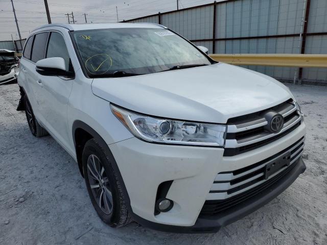TOYOTA HIGHLANDER 2017 with VIN 5TDJZRFH2HS480241 - Photo from auction