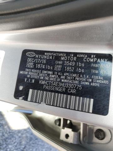 Photo 10 from auction – 2017 HYUNDAI ACCENT SE with VIN KMHCT5AE3HU330775