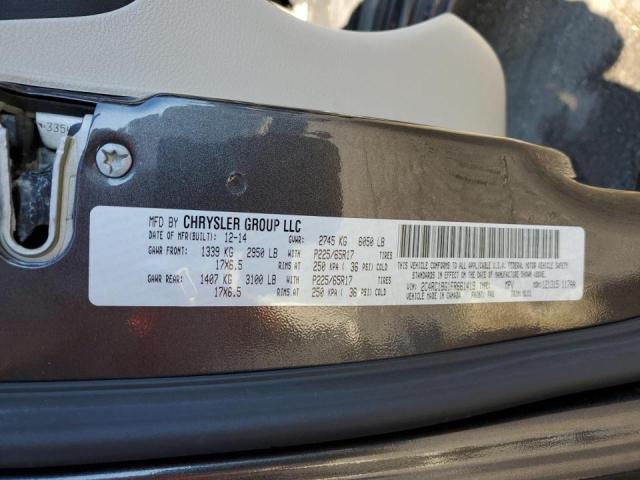 Photo 10 from auction – 2015 CHRYSLER TOWN & COU with VIN 2C4RC1BG1FR661419