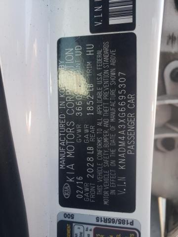 Photo 10 from auction – 2016 KIA RIO LX with VIN KNADM4A3XG6695307