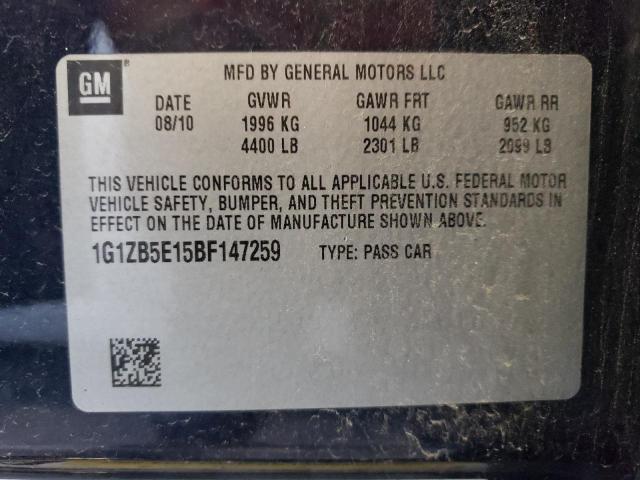 Photo 10 from auction – 2011 CHEVROLET MALIBU LS with VIN 1G1ZB5E15BF147259