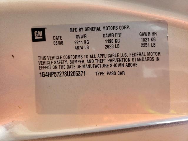 Photo 10 from auction – 2008 BUICK LUCERNE CX with VIN 1G4HP57278U206371