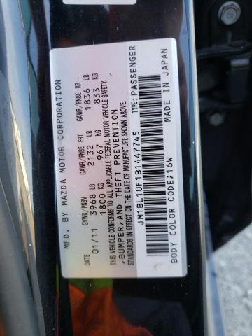 Photo 10 from auction – 2011 MAZDA 3 I with VIN JM1BL1UF1B1447745