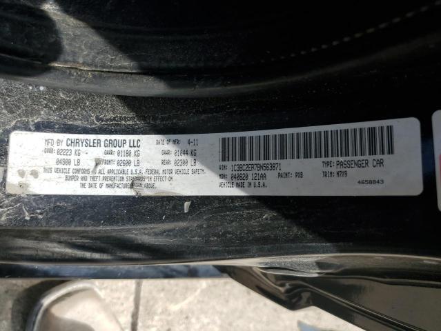 Photo 10 from auction – 2011 CHRYSLER 200 TOURIN with VIN 1C3BC2EB7BN563871