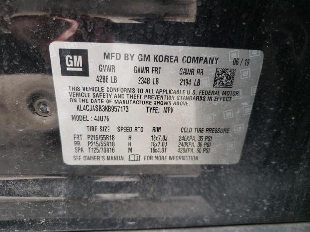 Photo 10 from auction – 2019 BUICK ENCORE PRE with VIN KL4CJASB3KB957173