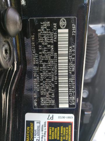 Photo 10 from auction – 2017 TOYOTA CAMRY LE with VIN 4T1BF1FK5HU732209