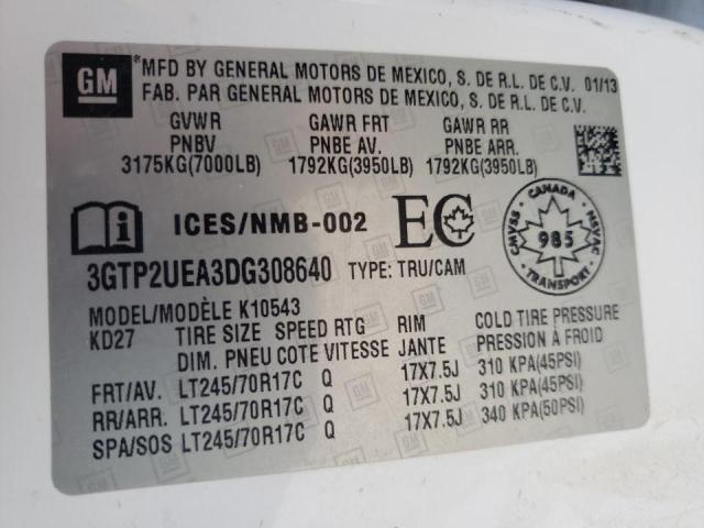 Photo 10 from auction – 2013 GMC SIERRA K15 with VIN 3GTP2UEA3DG308640