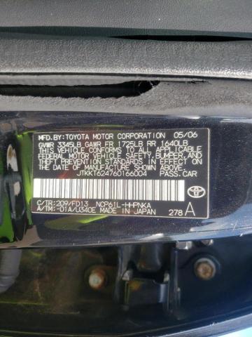 Photo 10 from auction – 2006 TOYOTA SCION XA with VIN JTKKT624760166004