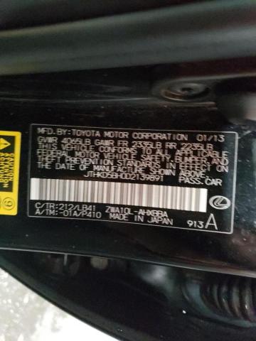 Photo 10 from auction – 2013 LEXUS CT 200 with VIN JTHKD5BH0D2139891