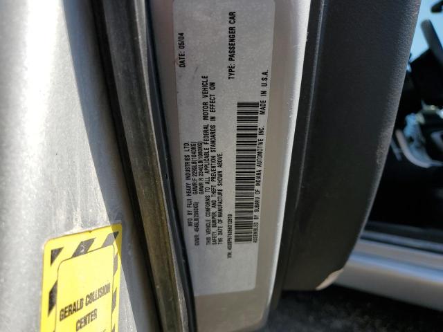 Photo 10 from auction – 2005 SUBARU LEGACY GT with VIN 4S3BP676356312819