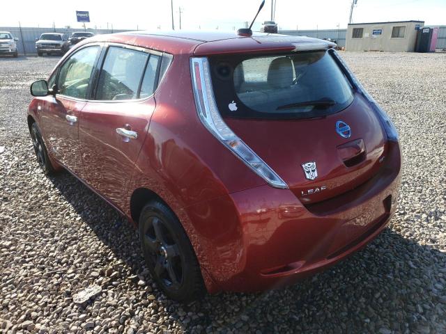 Photo 3 from auction – 2012 NISSAN LEAF SV with VIN JN1AZ0CP2CT026267