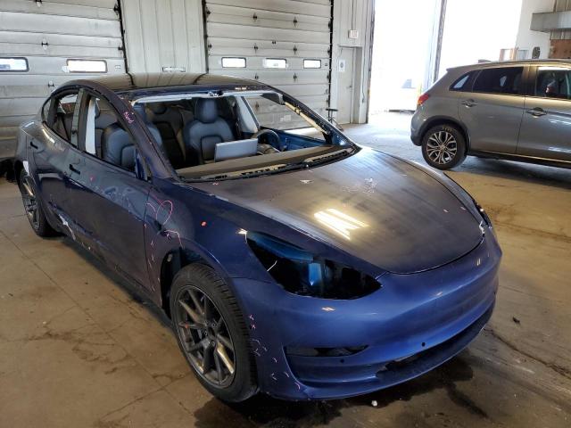 TESLA MODEL 3 2022 with VIN 5YJ3E1EA6NF189350 - Photo from auction